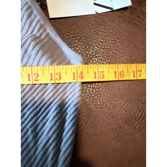 NWT Zara Combination Knit Slip Dress Dusty Mauve Ribbed Midi  M NWT - Picture 9 of 10